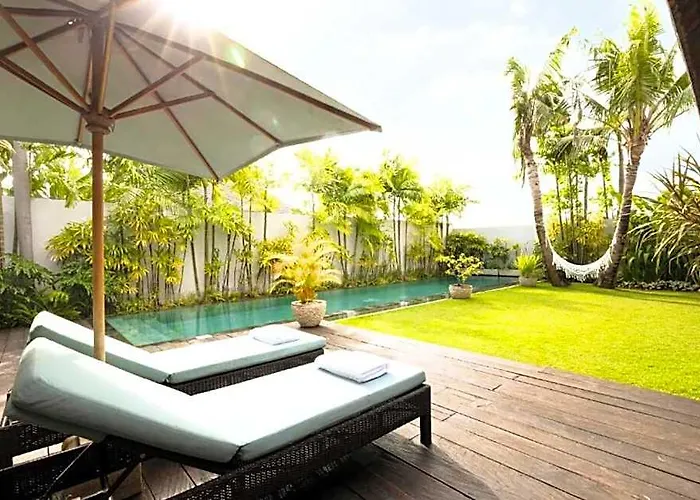 Palm 3 Bedroom Private Pool W/ Garden View Ir105a Villa